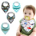 Baby wrap / bib - 4 pieces, pattern 12