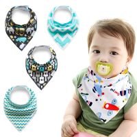Baby wrap / bib - 4 pieces, pattern 12