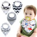 Baby wrap / bib - 4 pieces, pattern 14