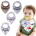 Baby wrap / bib - 4 pieces, pattern 19