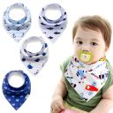 Baby wrap / bib - 4 pieces, pattern 20