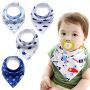 Baby wrap / bib - 4 pieces, pattern 20