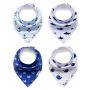 Baby wrap / bib - 4 pieces, pattern 20