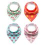 Baby wrap / bib - 4 pieces, pattern 21