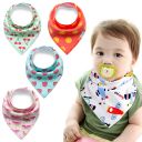 Baby wrap / bib - 4 pieces, pattern 21