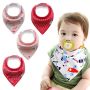 Baby wrap / bib - 4 pieces, pattern 22
