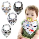 Baby wrap / bib - 4 pieces, pattern 27