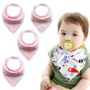 Baby wrap / bib - 4 pieces, pattern 5