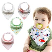 Baby wrap / bib - 4 pieces, pattern 6