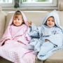 Baby Wrap - Blanket with sleeves - Blue