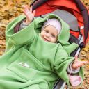 Baby Wrapi Active - Blanket with sleeves - Pea