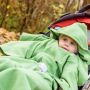Baby Wrapi Active - Blanket with sleeves - Pea