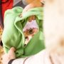 Baby Wrapi Active - Kocyk z rękawami - Groszek