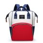 Backpack / bag for mum - white, red and blue