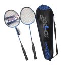 Badminton racket set - blue and black