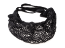 Bag eco mesh shopping bag - black