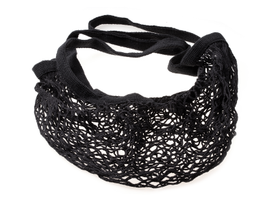 Bag eco mesh shopping bag - black