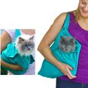 Bag for carrying a dog, cat / carrier - black