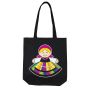 Bag with the bottom FOLKSTAR from Lowicz, black