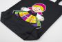 Bag with the bottom FOLKSTAR from Lowicz, black