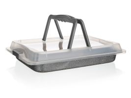 Baking tray with cover GRANITE 42x29x4.5