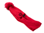 Balaclava children's winter hat - red