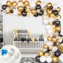 Balloon garland - black gold