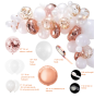 Balloon garland - rose gold