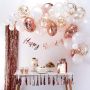 Balloon garland - rose gold