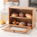 Bamboo bread container - two-level, 40x30,5x17