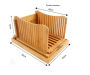 Bamboo bread slicer