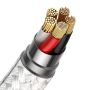 BASEUS KABEL 4W1 USB-USB-C/LIGHTNING/MICRO 3A 1M B