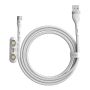 BASEUS KABEL 4W1 USB-USB-C/LIGHTNING/MICRO 3A 1M B