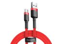 BASEUS KABEL USB- USB-C CATKLF-BG1 1M SZARY + CZERWONY