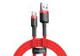 BASEUS KABEL USB- USB-C CATKLF-BG1 1M SZARY + CZERWONY