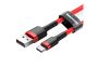 BASEUS KABEL USB- USB-C CATKLF-BG1 1M SZARY + CZERWONY