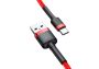 BASEUS KABEL USB- USB-C CATKLF-BG1 1M SZARY + CZERWONY