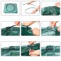 Basket garden bag for leaves / grass with handles 67x67