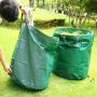 Basket garden bag for leaves / grass with handles 67x67