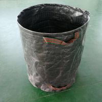 Basket garden bag for leaves / grass with handles 67x67
