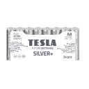 BATERIE ALKALICZNE TESLA AA/LR6/1,5V 24SZT SILVER+