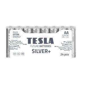 BATERIE ALKALICZNE TESLA AA/LR6/1,5V 24SZT SILVER+