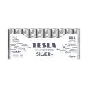 BATERIE ALKALICZNE TESLA AAA/LR03/1,5V 10SZT SILVER+