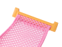 Bath tub insert, mat, bath net - pink