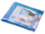 Beach bag beach net for toys - blue