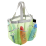 Beach bag beach net for toys - green 