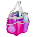 Beach bag net for beaches toys - pink