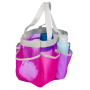Beach bag net for beaches toys - pink