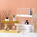 BEAUTY LIFE two-level shelf for cosmetics - gold