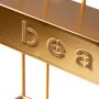 BEAUTY LIFE two-level shelf for cosmetics - gold